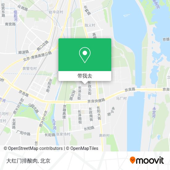 大红门排酸肉地图