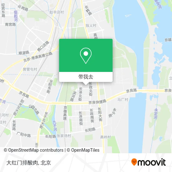 大红门排酸肉地图