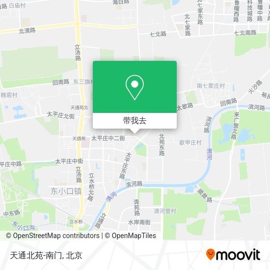 天通北苑-南门地图