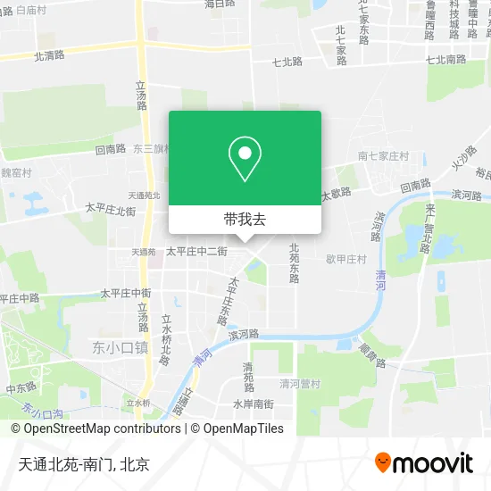天通北苑-南门地图