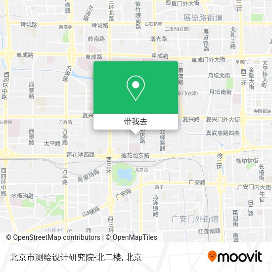 北京市测绘设计研究院-北二楼地图