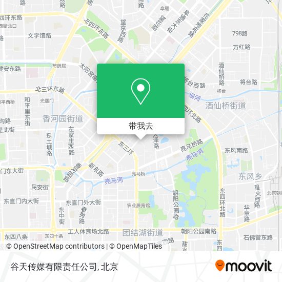 谷天传媒有限责任公司地图