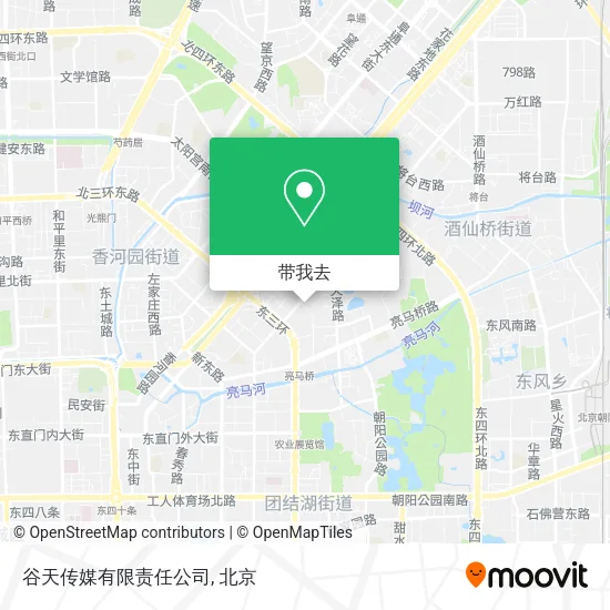 谷天传媒有限责任公司地图