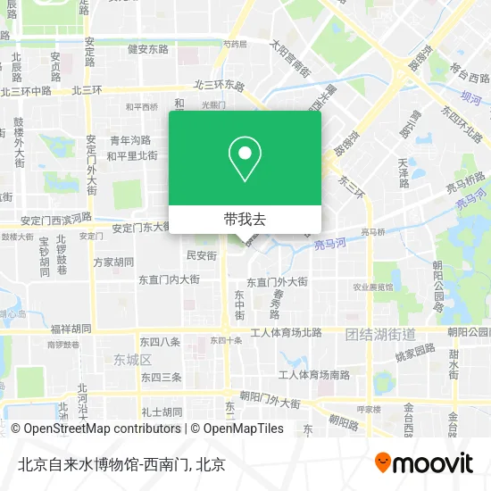 北京自来水博物馆-西南门地图