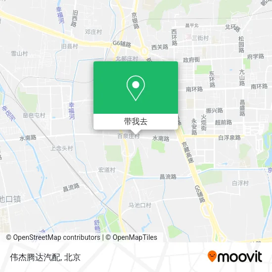 伟杰腾达汽配地图