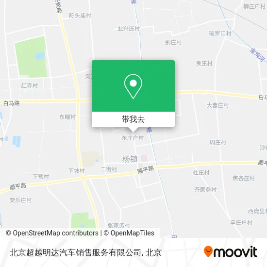 北京超越明达汽车销售服务有限公司地图