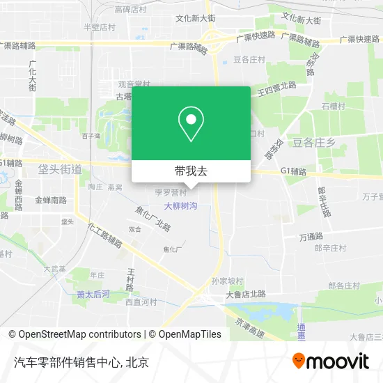 汽车零部件销售中心地图