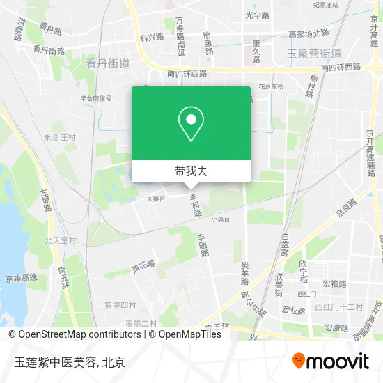 玉莲紫中医美容地图