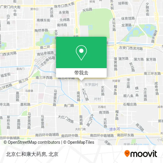 北京仁和康大药房地图