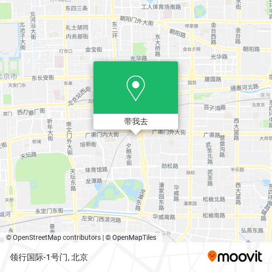 领行国际-1号门地图