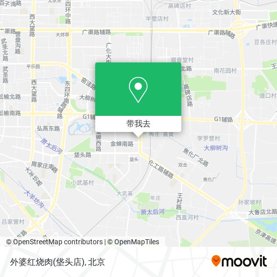 外婆红烧肉(垡头店)地图