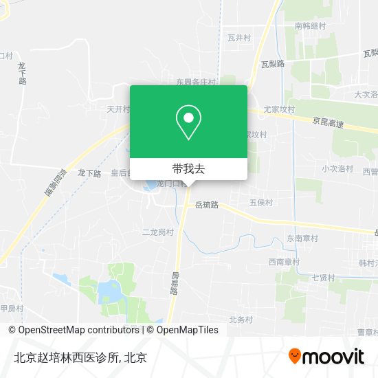 北京赵培林西医诊所地图