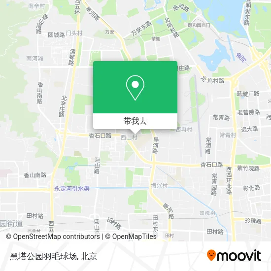 黑塔公园羽毛球场地图