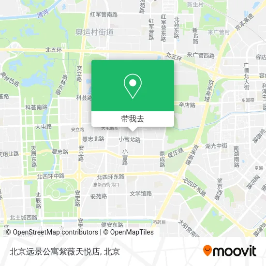 北京远景公寓紫薇天悦店地图