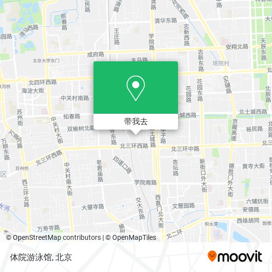 体院游泳馆地图