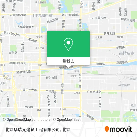 北京华瑞元建筑工程有限公司地图