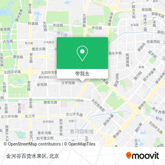 金河谷百货水果区地图