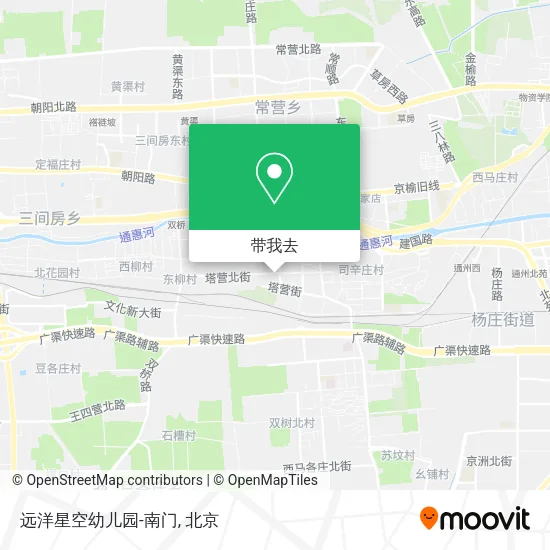 远洋星空幼儿园-南门地图