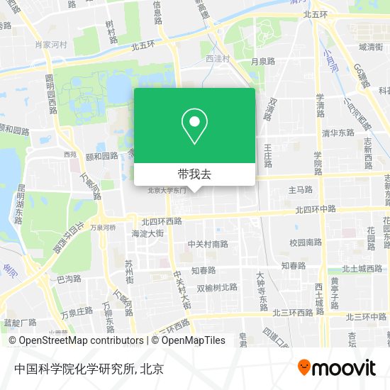 中国科学院化学研究所地图