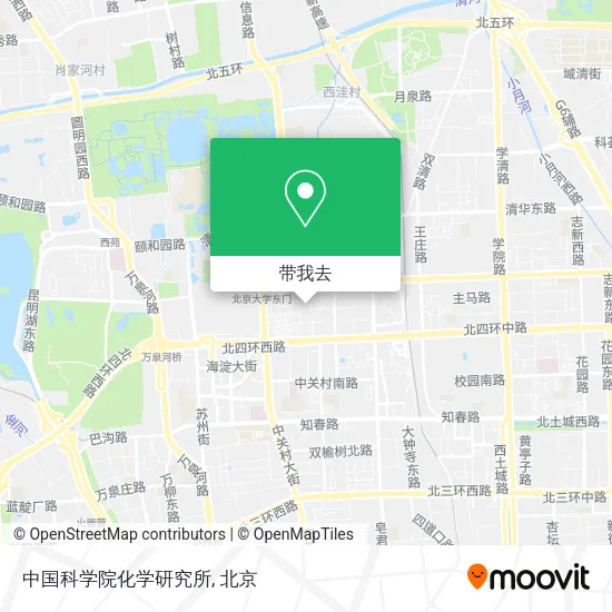 中国科学院化学研究所地图