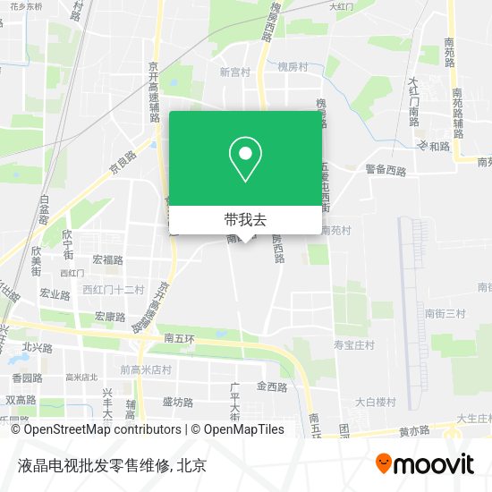 液晶电视批发零售维修地图