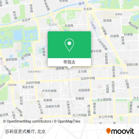 莎莉亚意式餐厅地图