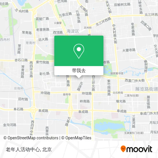老年人活动中心地图
