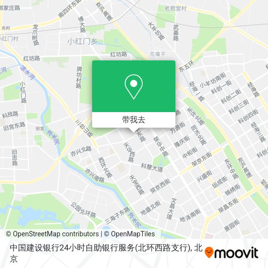 中国建设银行24小时自助银行服务(北环西路支行)地图