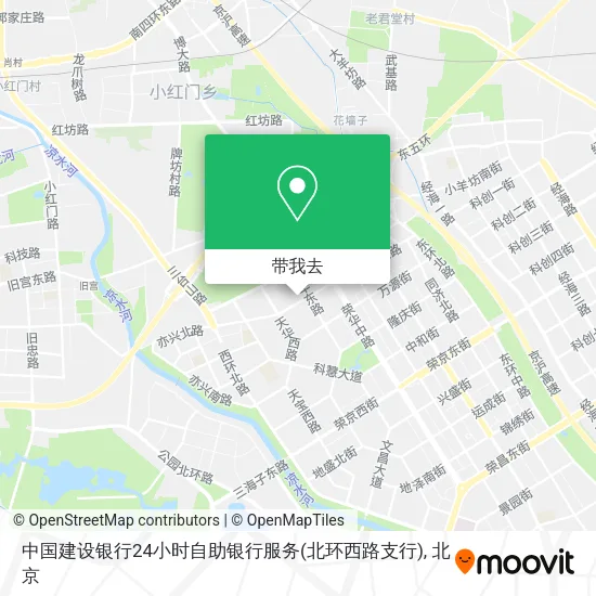 中国建设银行24小时自助银行服务(北环西路支行)地图