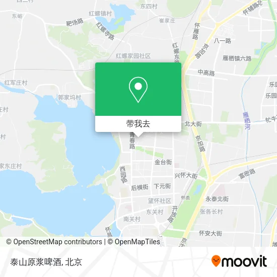 泰山原浆啤酒地图