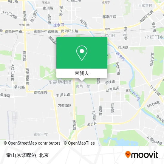 泰山原浆啤酒地图