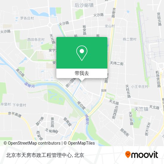 北京市天房市政工程管理中心地图