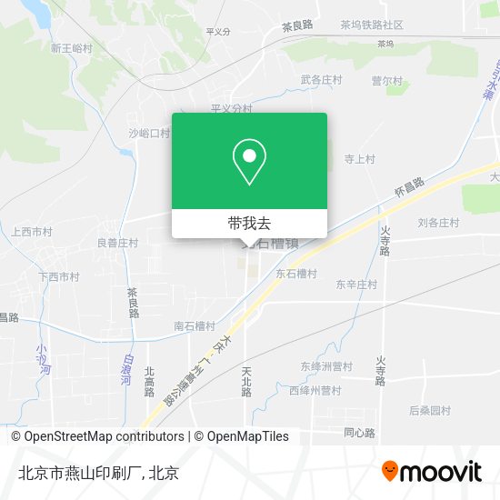 北京市燕山印刷厂地图