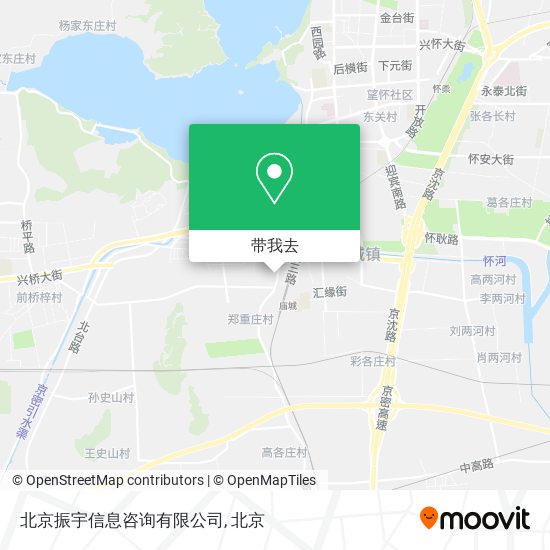 北京振宇信息咨询有限公司地图