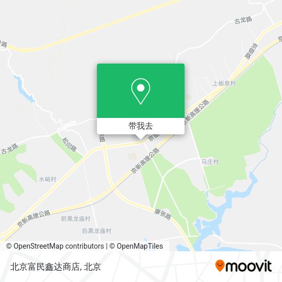 北京富民鑫达商店地图