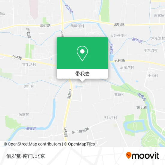 佰岁堂-南门地图