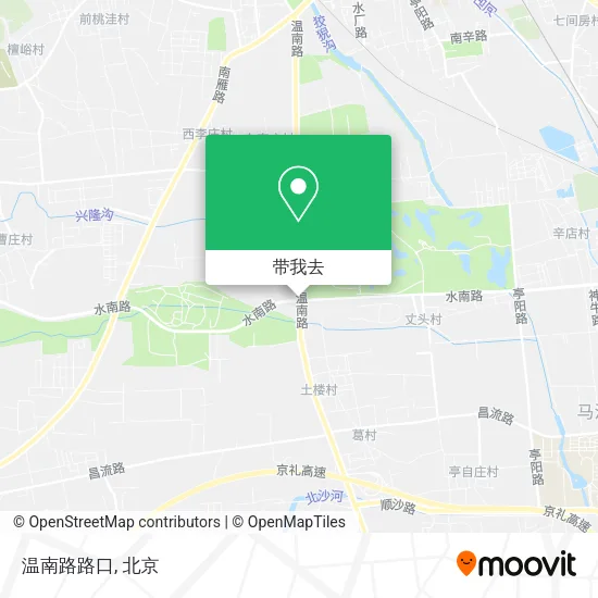 温南路路口地图