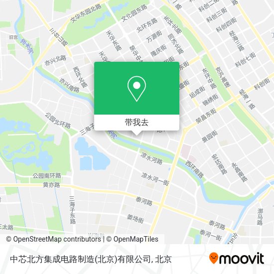 中芯北方集成电路制造(北京)有限公司地图
