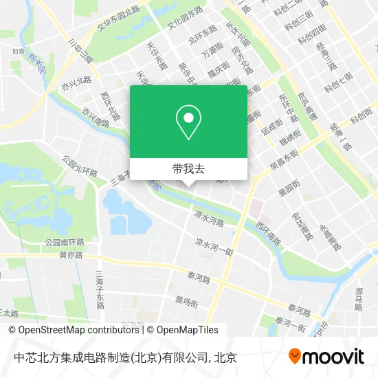 中芯北方集成电路制造(北京)有限公司地图