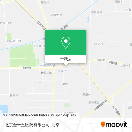 北京金禾堂医药有限公司地图