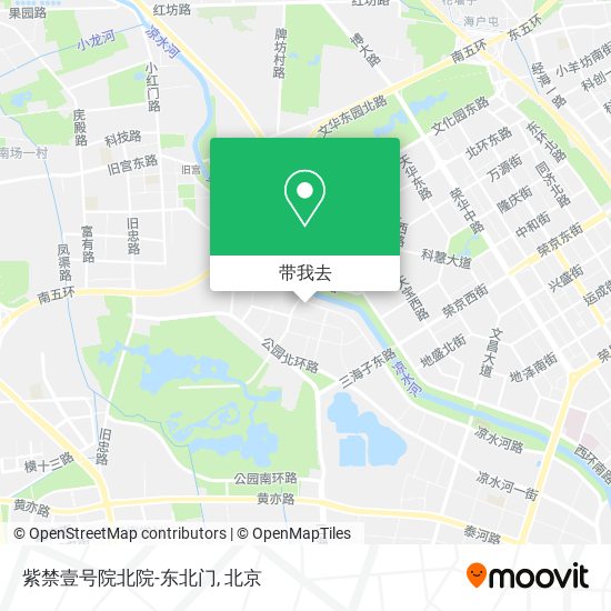 紫禁壹号院北院-东北门地图