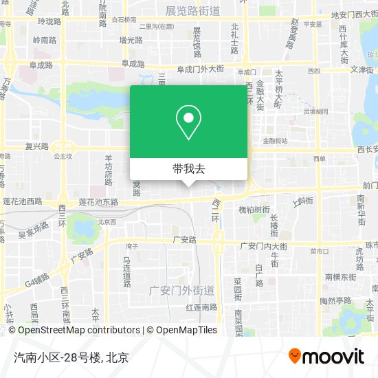 汽南小区-28号楼地图