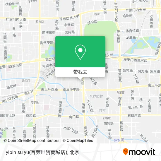 yipin su yu(百荣世贸商城店)地图