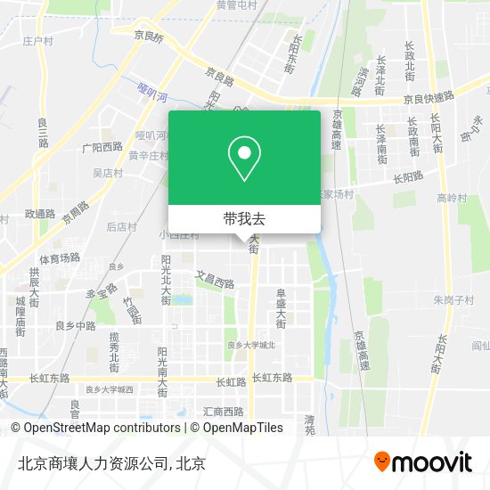 北京商壤人力资源公司地图