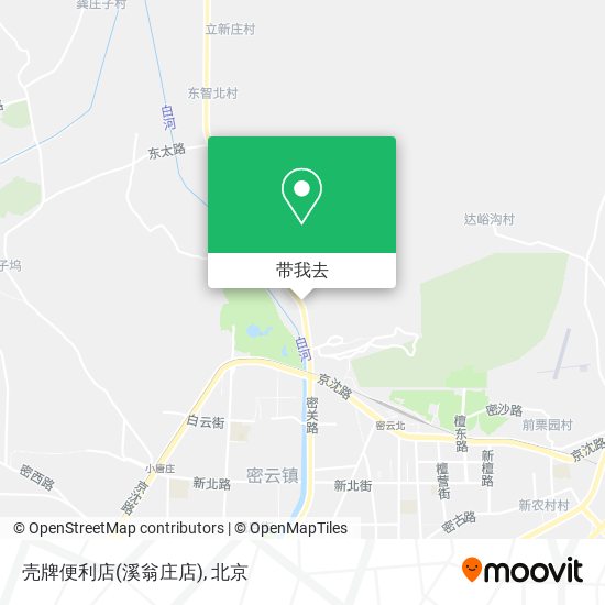 壳牌便利店(溪翁庄店)地图