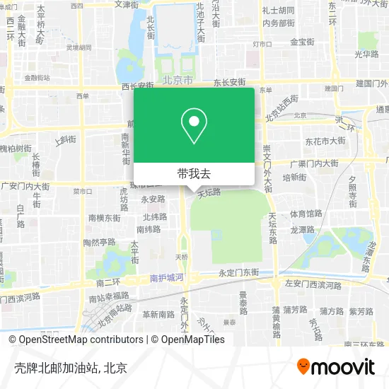 壳牌北邮加油站地图