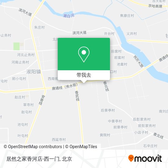 居然之家香河店-西一门地图