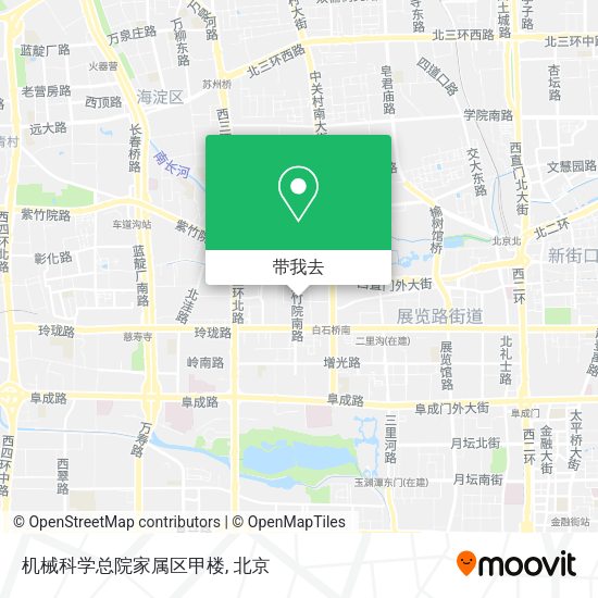 机械科学总院家属区甲楼地图