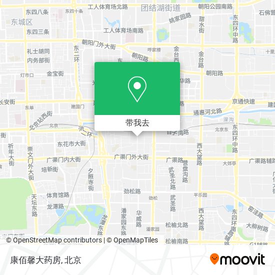 康佰馨大药房地图