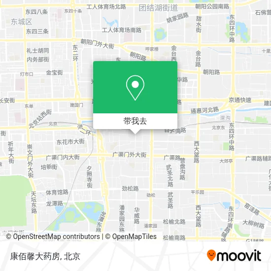 康佰馨大药房地图